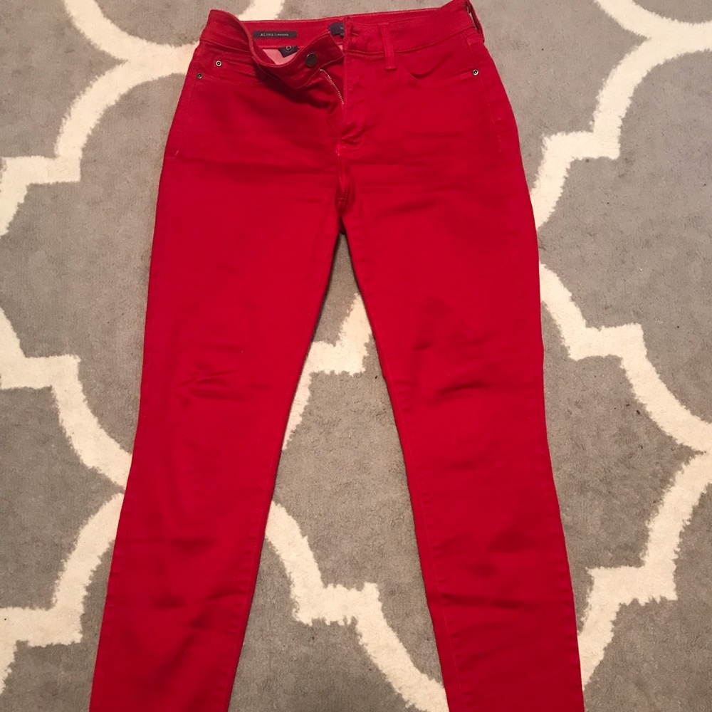 NYDJ red pants